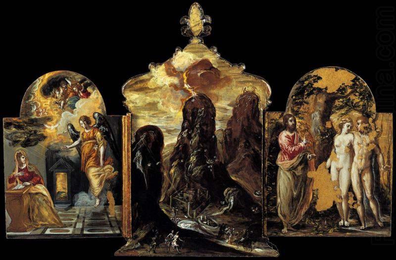 El Greco The Modena Triptych china oil painting image